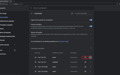 No guardes las contraseñas en Google Chrome